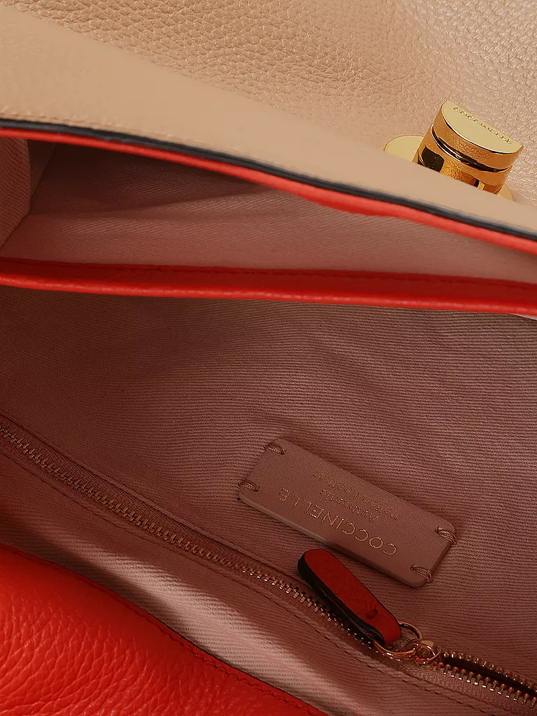 COCCINELLE | Ledertasche - Henkeltasche LIYA | camel
