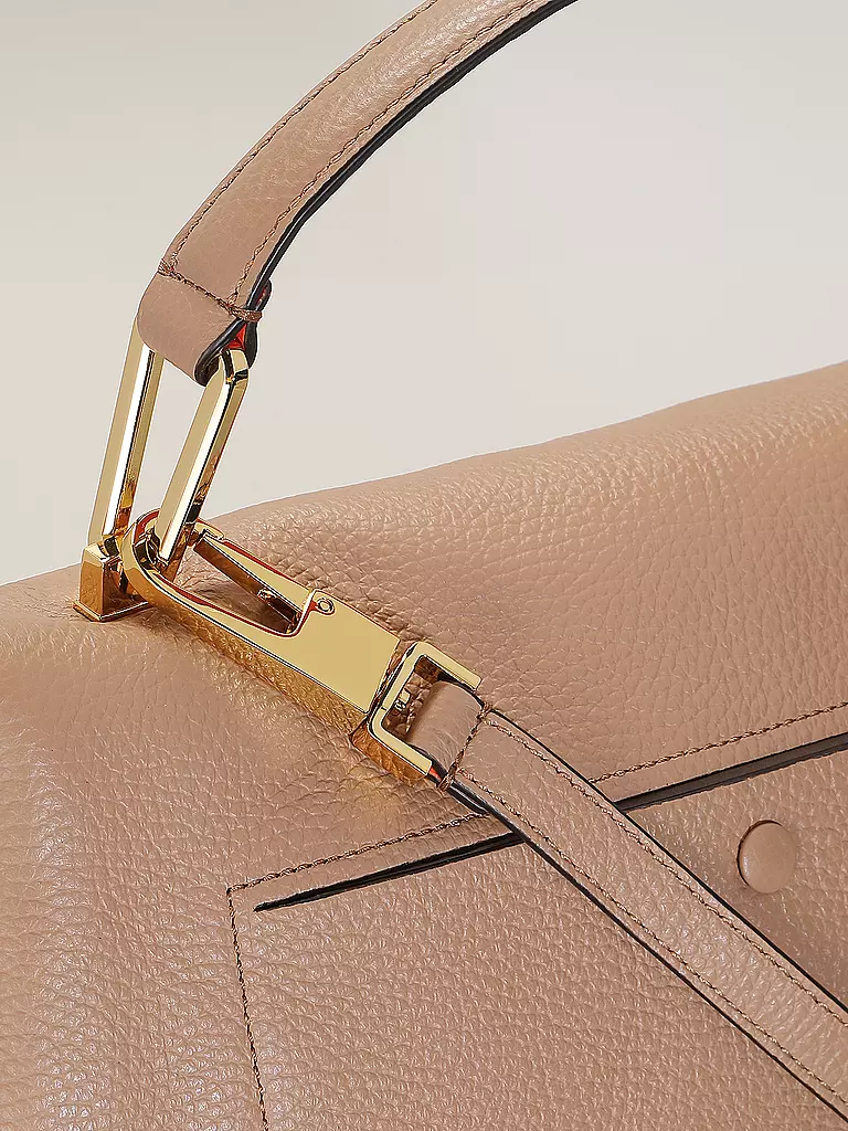 COCCINELLE | Ledertasche - Henkeltasche LIYA | camel