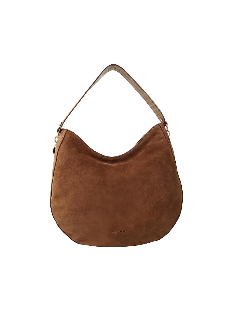 COCCINELLE | Ledertasche - Hobo "Alpha" | braun