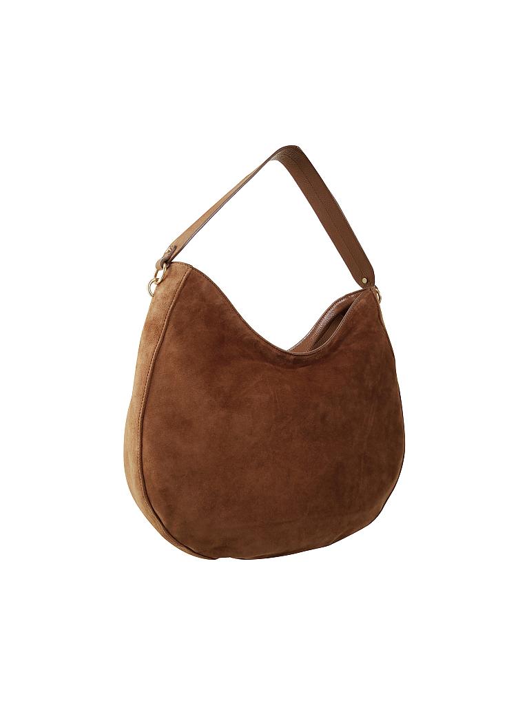 COCCINELLE | Ledertasche - Hobo "Alpha" | braun