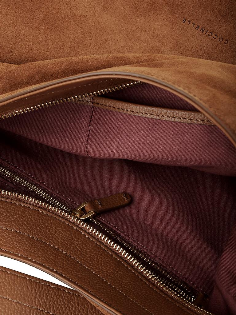COCCINELLE | Ledertasche - Hobo "Alpha" | braun