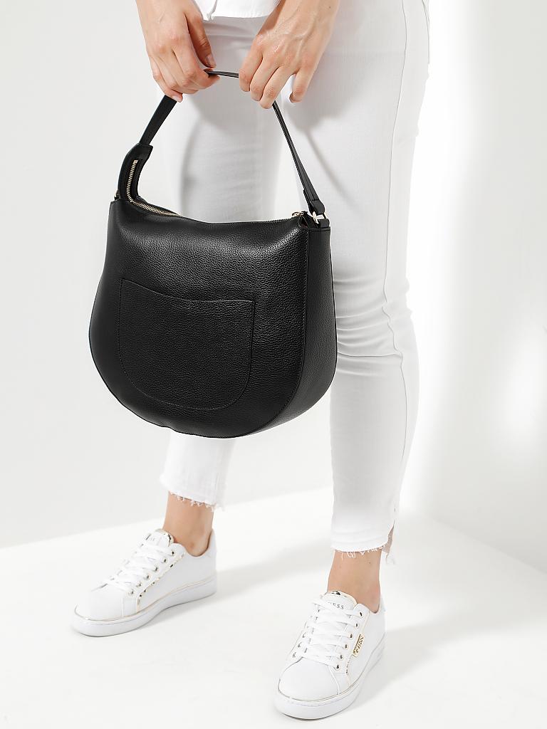 COCCINELLE | Ledertasche - Hobo "Dione" | schwarz