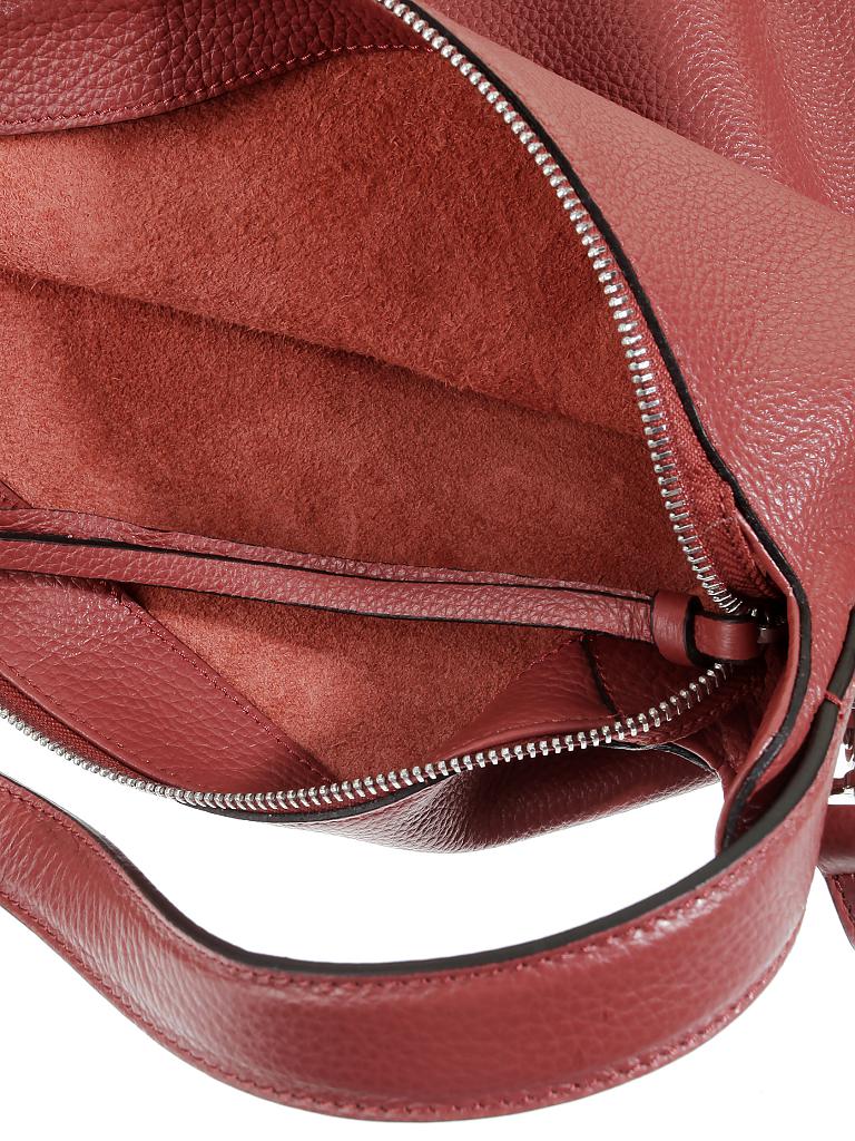 COCCINELLE | Ledertasche - Hobo "Mila" | rot