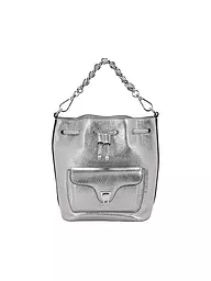 COCCINELLE | Ledertasche - Hobo Bag COCCINELLEBEAT GENERATION | silber