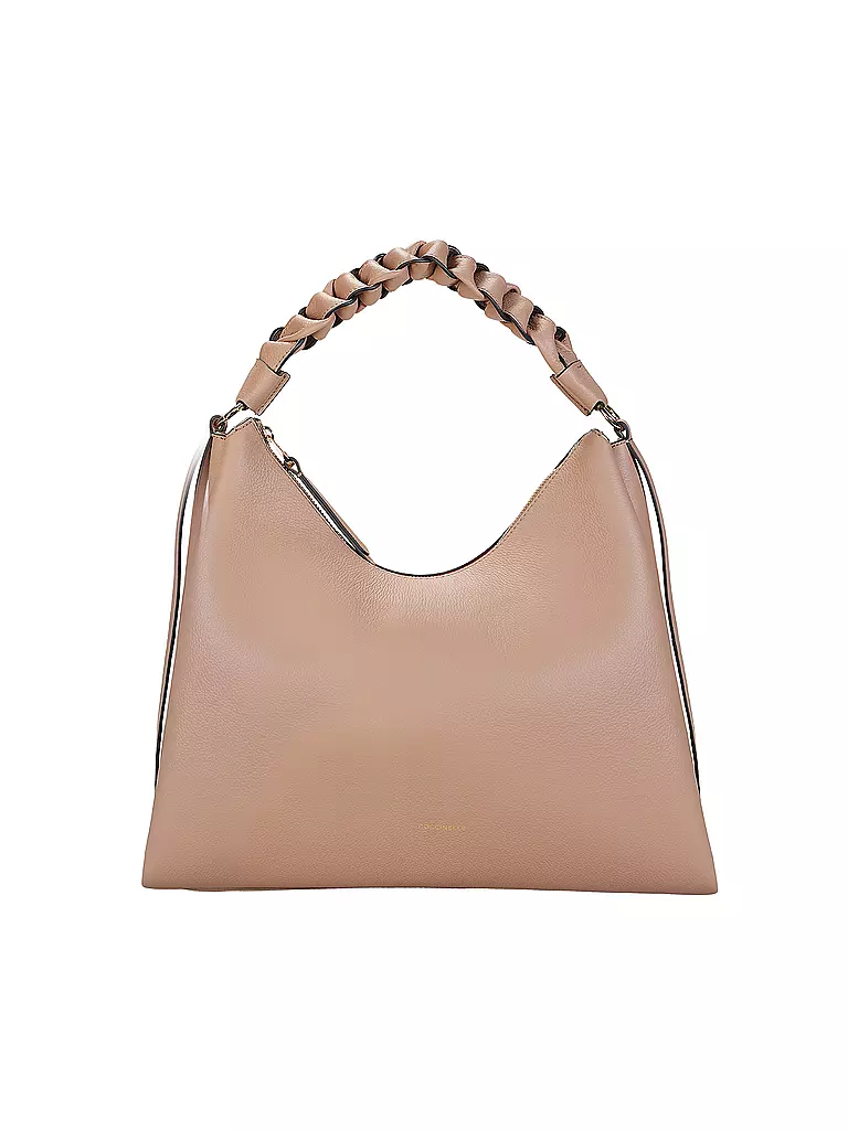 COCCINELLE | Ledertasche - Hobo BOHEME GRANA DOUBLE | camel