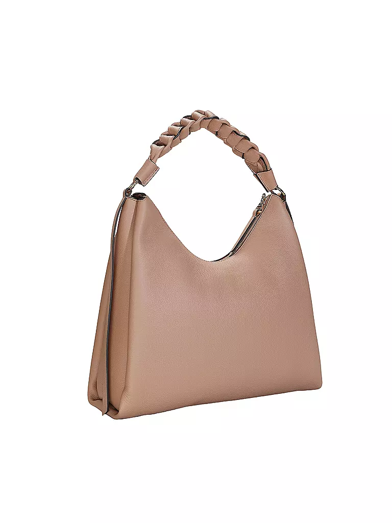 COCCINELLE | Ledertasche - Hobo BOHEME GRANA DOUBLE | camel
