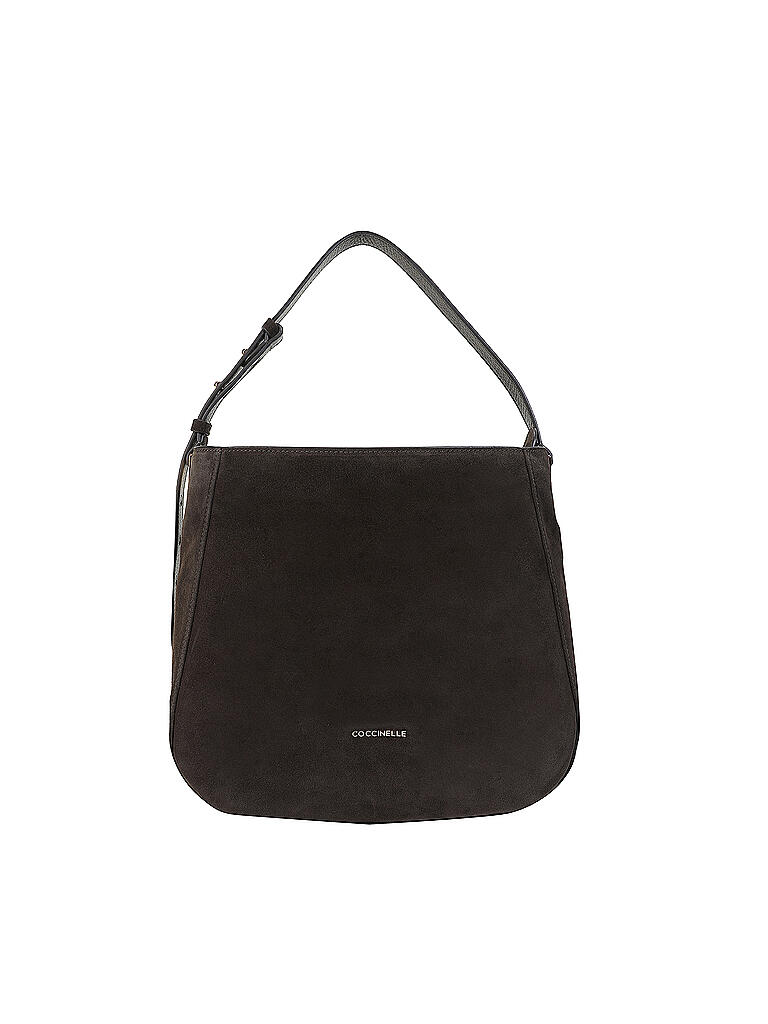 COCCINELLE | Ledertasche - Hobo Lea Suede | grün
