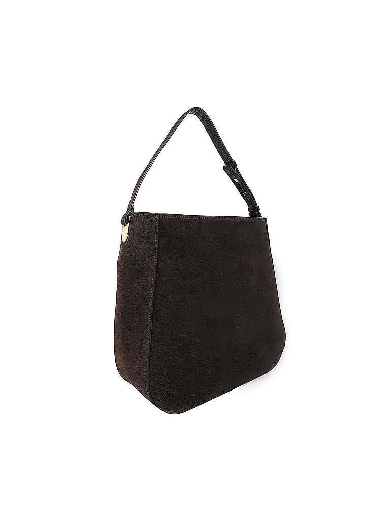 COCCINELLE | Ledertasche - Hobo Lea Suede | grün