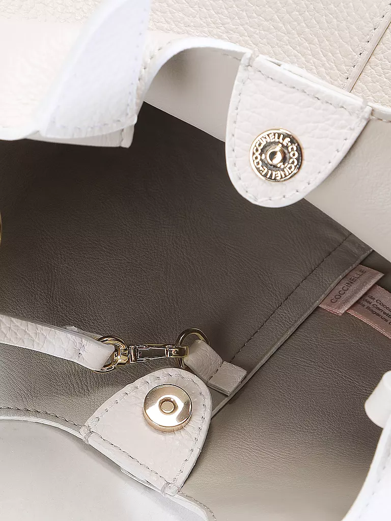 COCCINELLE | Ledertasche - Mini Bag COCCINELLE C-EASY | weiss