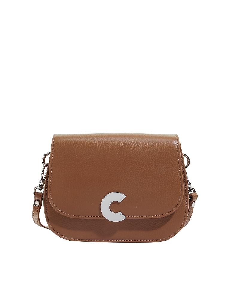 COCCINELLE | Ledertasche - Minibag "Craquante" | braun