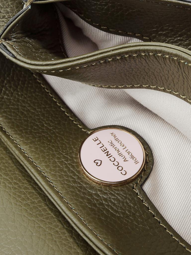 COCCINELLE | Ledertasche - Minibag "Craquante" | beige