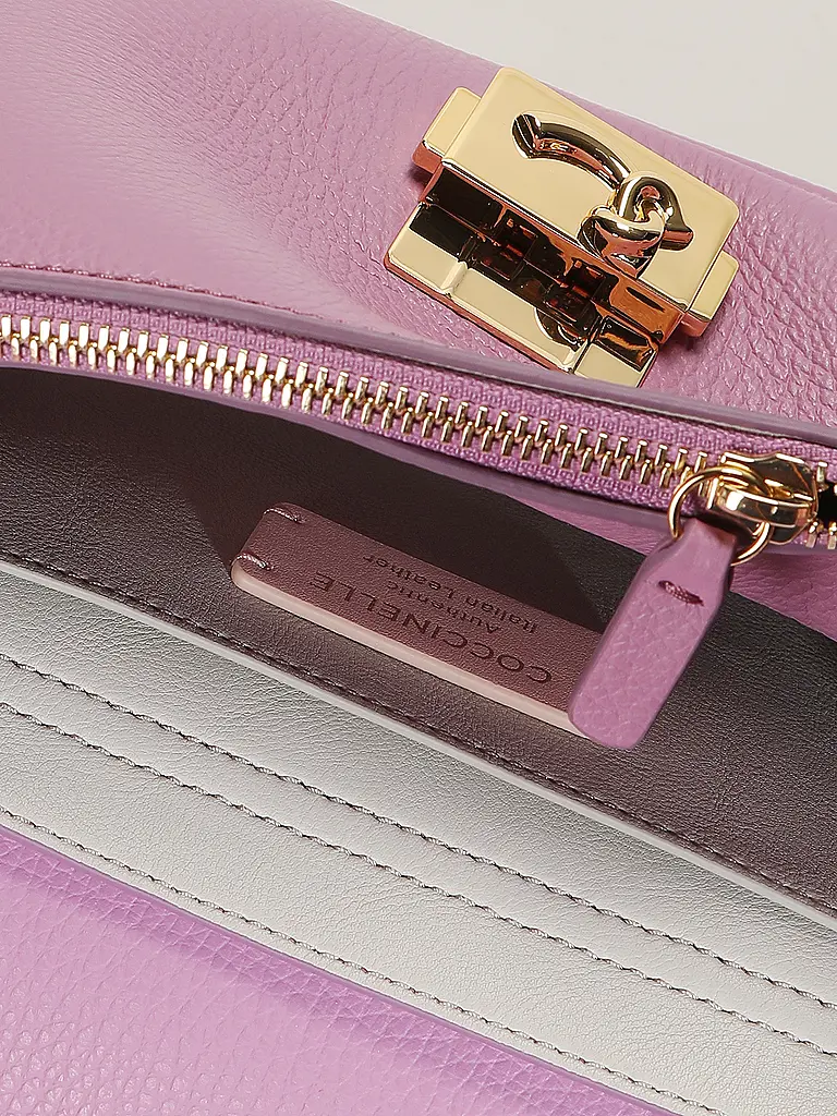 COCCINELLE | Ledertasche - Schultertache C-ME LOCK Medium | Pink