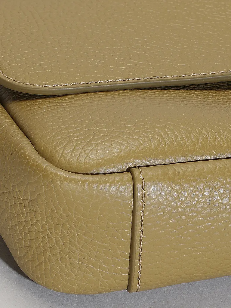 COCCINELLE | Ledertasche - Schultertache C-ME LOCK Medium | Grün