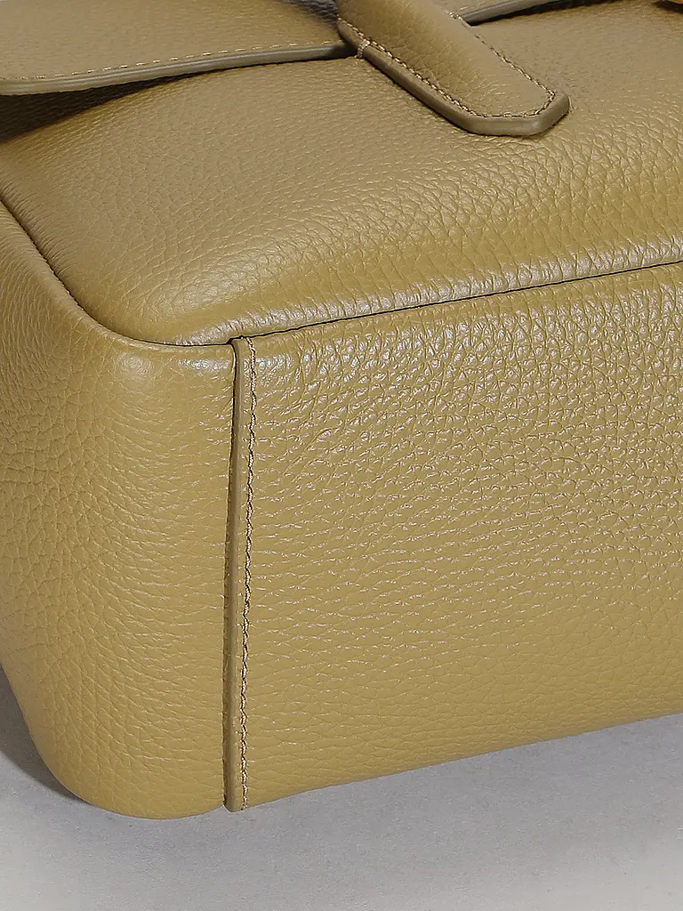 COCCINELLE | Ledertasche - Schultertasche C-ME LOCK | Grün