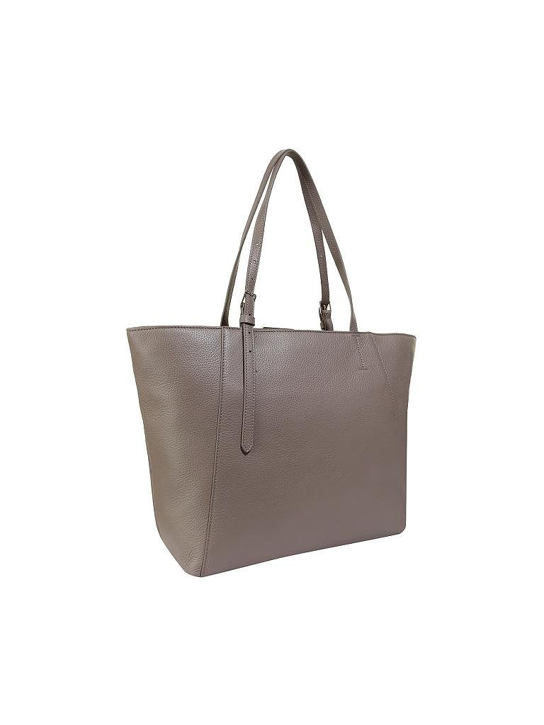 COCCINELLE | Ledertasche - Shopper "Cher" | grau