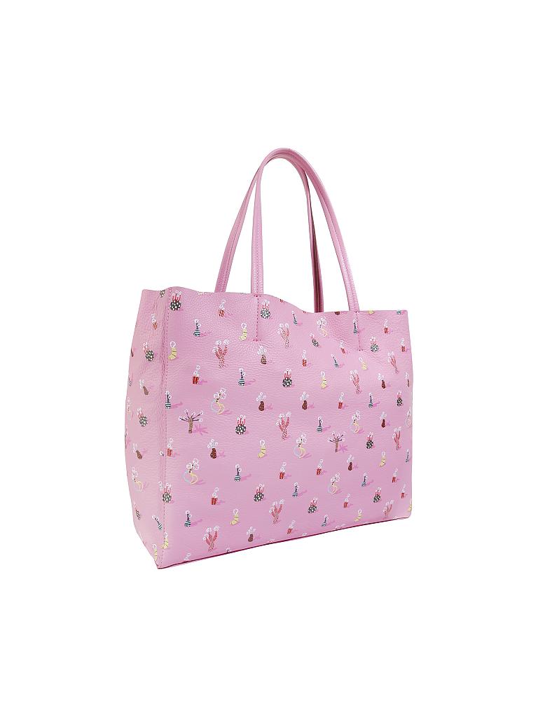 COCCINELLE | Ledertasche - Shopper "Delta" | pink