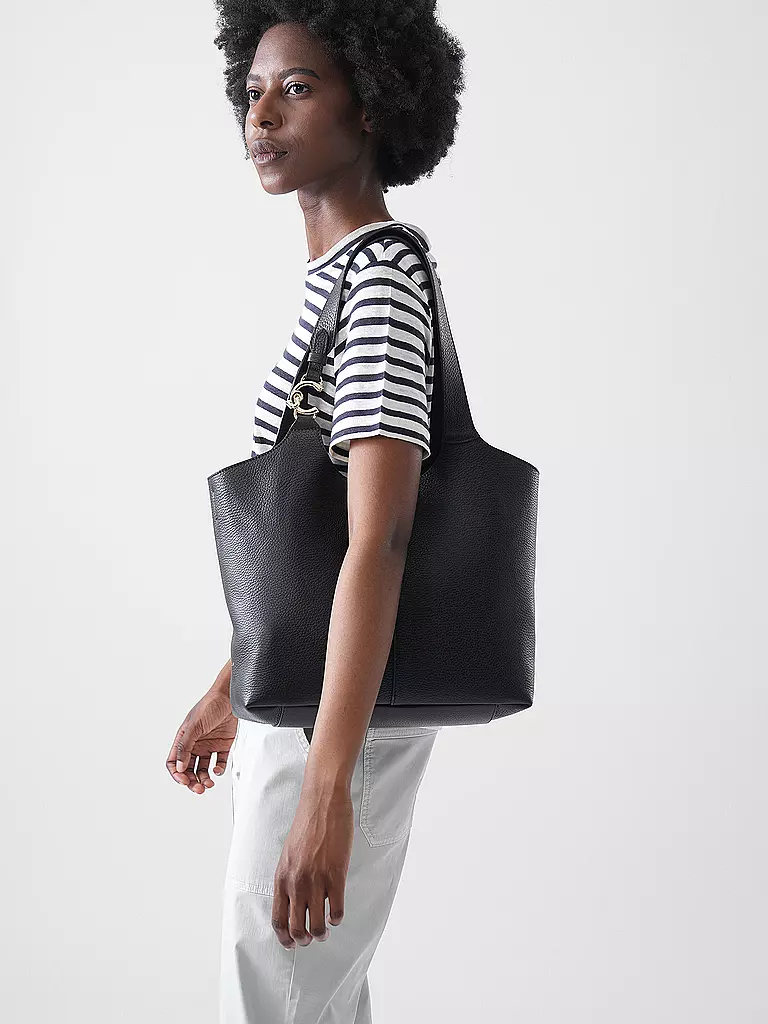 COCCINELLE | Ledertasche - Shopper COCCINELLEC-EASY | schwarz