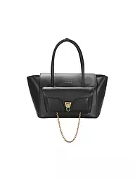 COCCINELLE | Ledertasche - Shopper DOBBLE BEAT  | schwarz