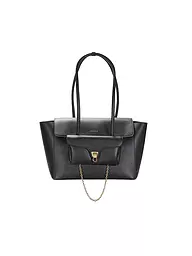COCCINELLE | Ledertasche - Shopper DOBBLE BEAT | schwarz