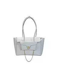 COCCINELLE | Ledertasche - Shopper DOBBLE BEAT | hellblau