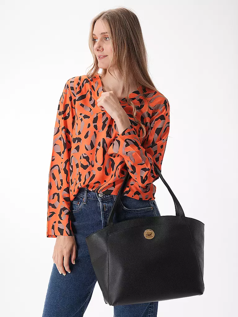 COCCINELLE | Ledertasche - Shopper LIYA  | schwarz