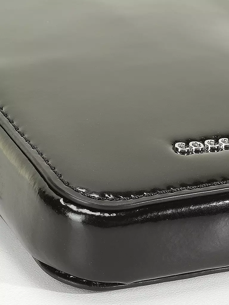 COCCINELLE | Ledertasche - Smartphone Bag FLOR | schwarz