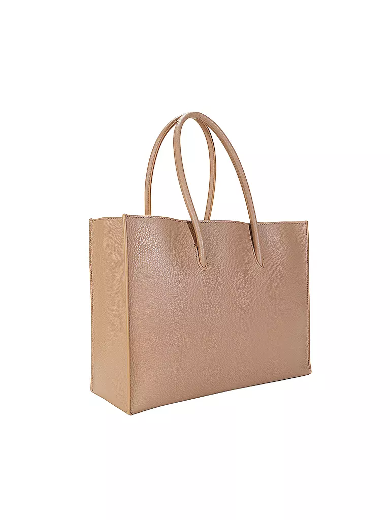 COCCINELLE | Ledertasche - Tote Bag COCCINELLEMYRTHA MAXI LOG | weiss