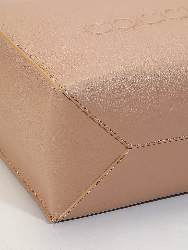 COCCINELLE | Ledertasche - Tote Bag COCCINELLEMYRTHA MAXI LOG | weiss