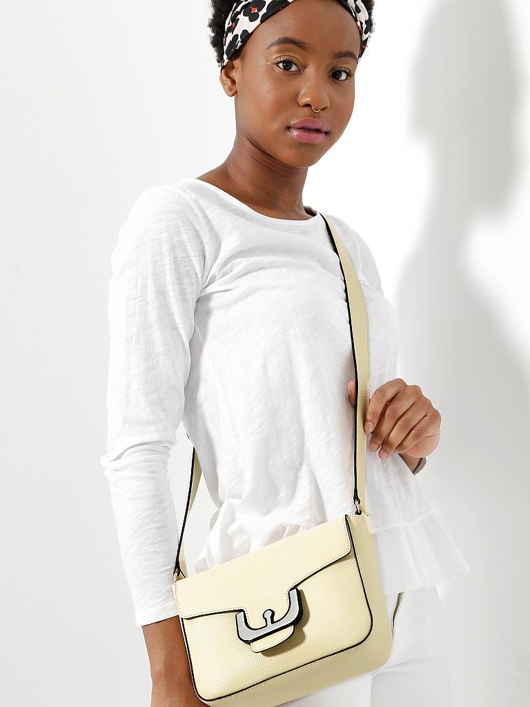 COCCINELLE | Ledertasche - Umhängetasche "Ambrine" | beige