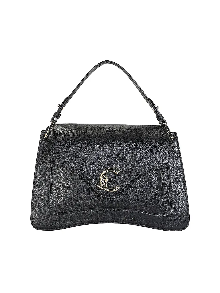 COCCINELLE | Ledertasche - Umhängetasche C-ME | Schwarz