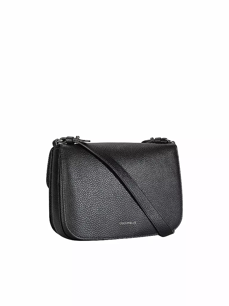 COCCINELLE | Ledertasche - Umhängetasche C-ME | schwarz