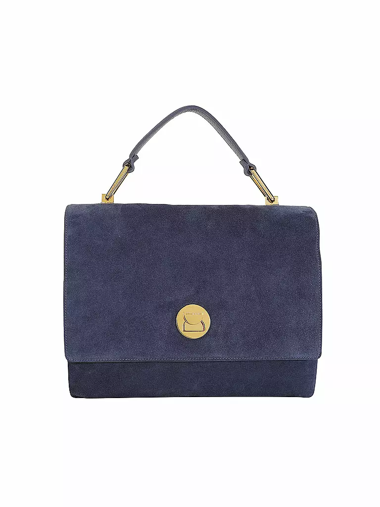 COCCINELLE | Ledertasche - Umhängetasche LIYA SUEDE | blau