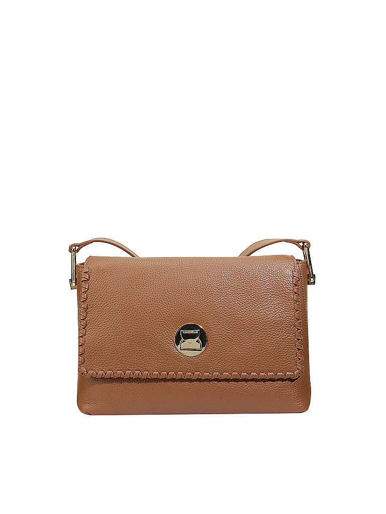 COCCINELLE | Ledertasche - Umhängetasche | Camel