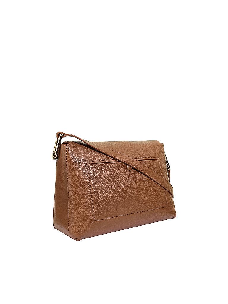 COCCINELLE | Ledertasche - Umhängetasche | Camel
