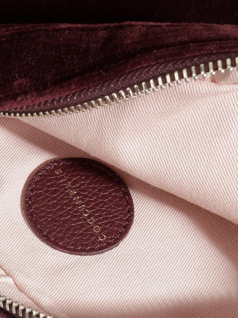 COCCINELLE | Samt-Gürteltasche - Bauchtasche | rot