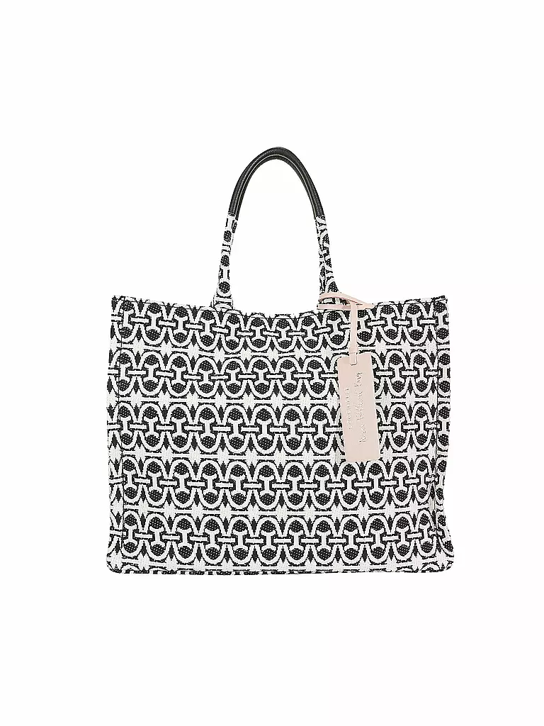 COCCINELLE | Tasche - Tote Bag NEVER WHITHOUT A BAG JACQUARD | schwarz