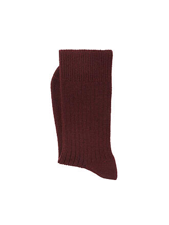 COLORFUL STANDARD | Socken oxblood red