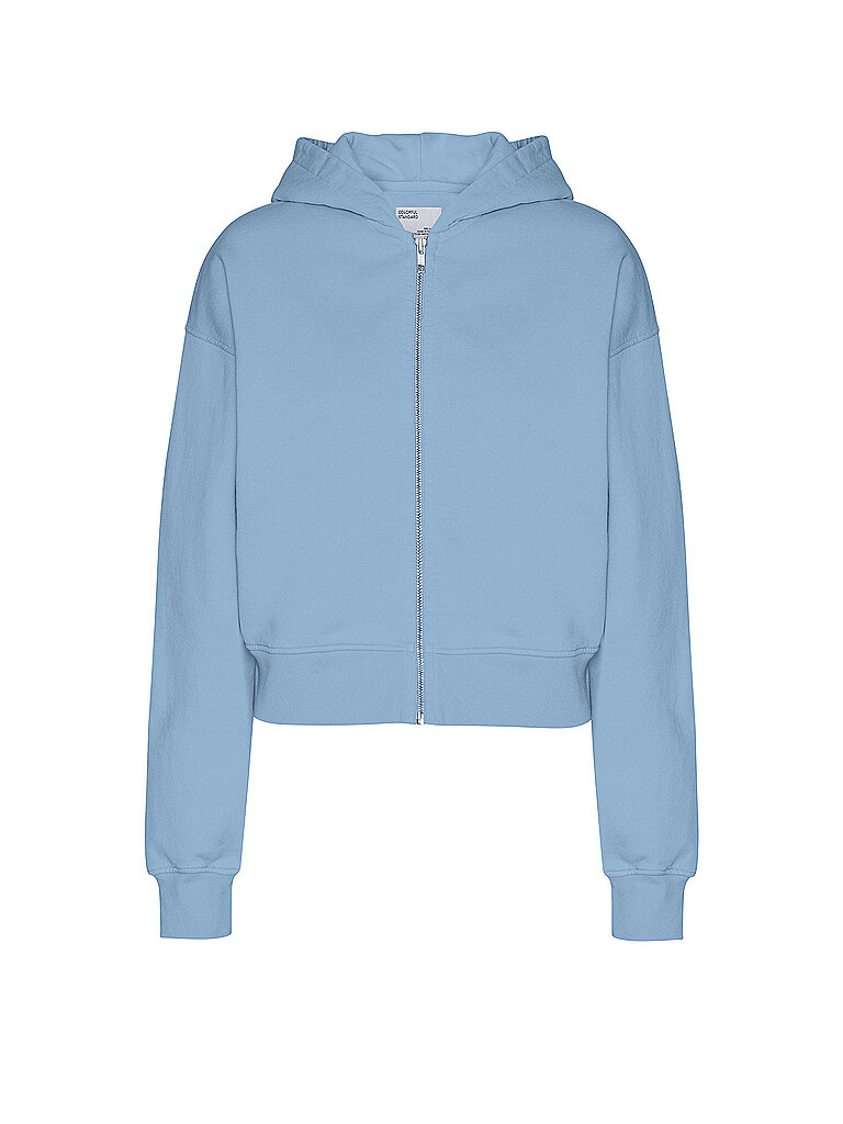 COLORFUL STANDARD Sweatjacke  hellblau | XL