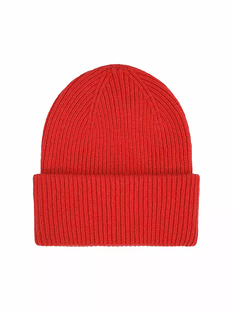 COLORFUL STANDARD | Mütze - Beanie  | rot