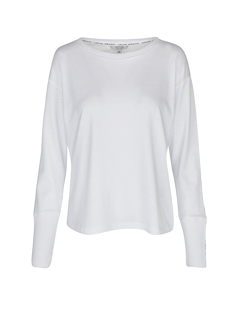 COMMA IDENTITY Langarmshirt weiss | 44