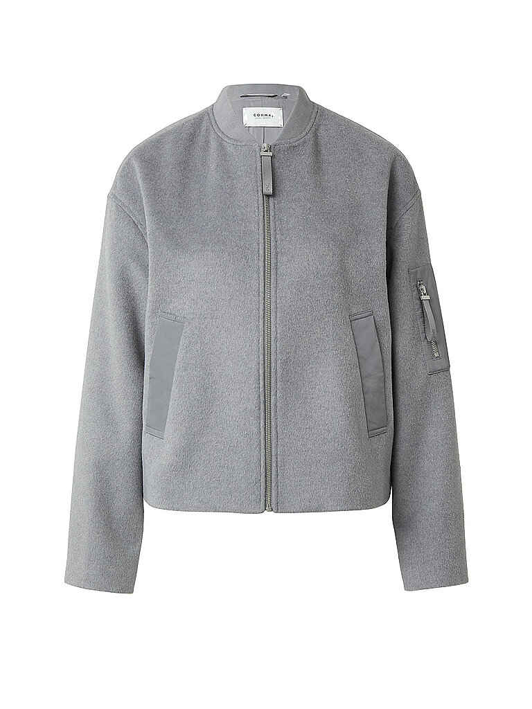 COMMA IDENTITY Wolljacke  grau | S