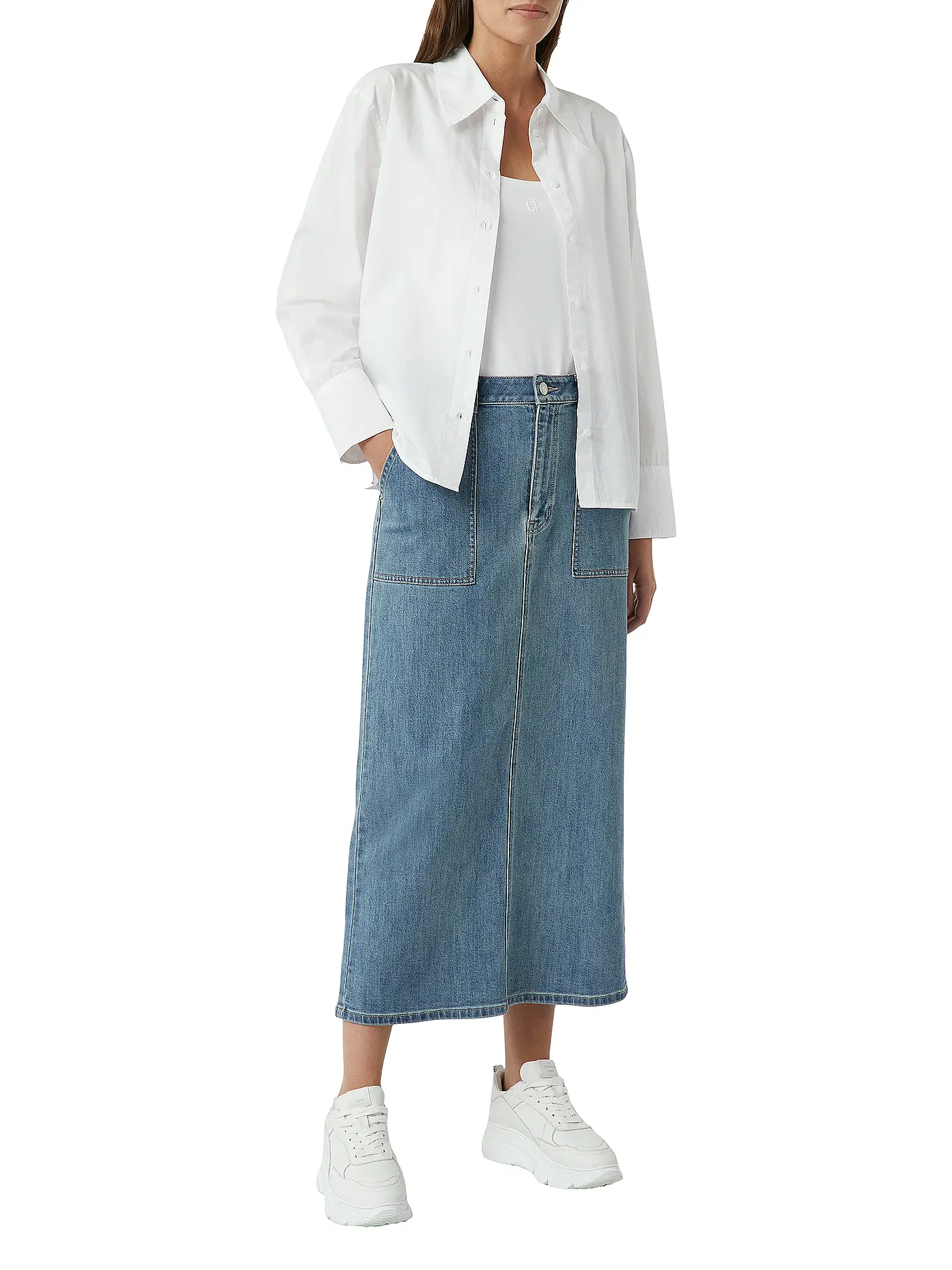 COMMA IDENTITY | Bluse  | weiss
