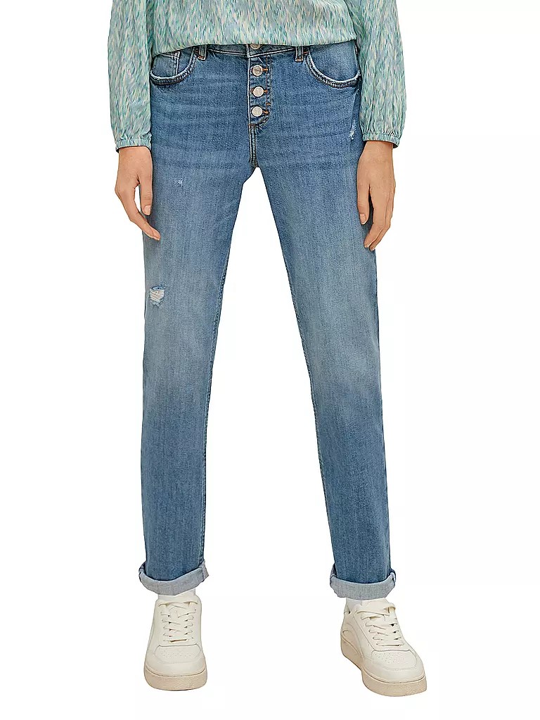 COMMA IDENTITY | Jeans Boyfriend | blau