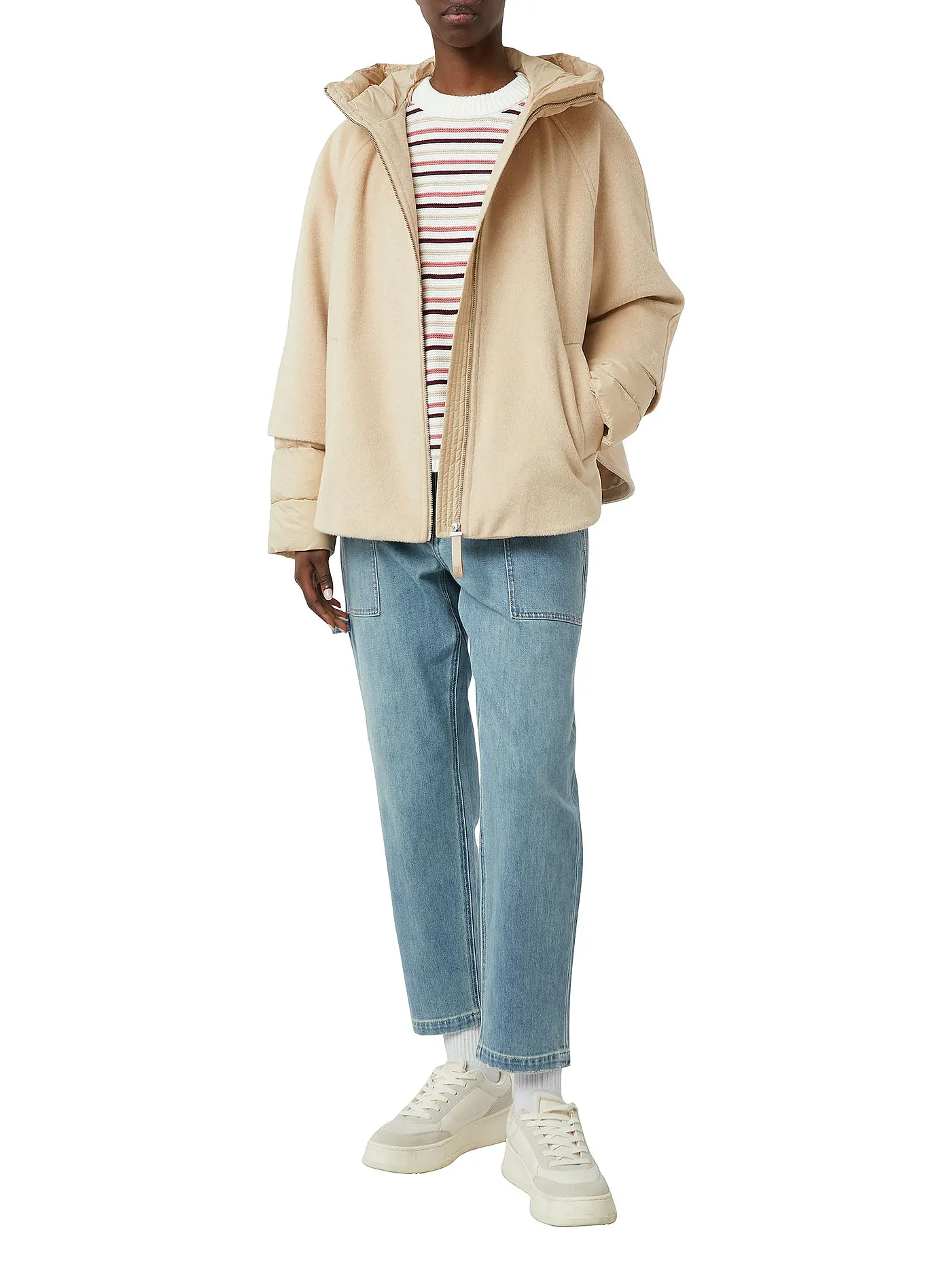 COMMA IDENTITY | Wolljacke  | beige