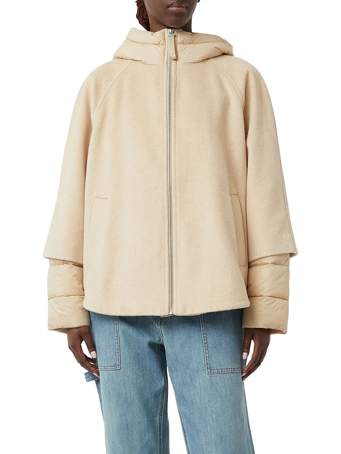 COMMA IDENTITY | Wolljacke  | beige