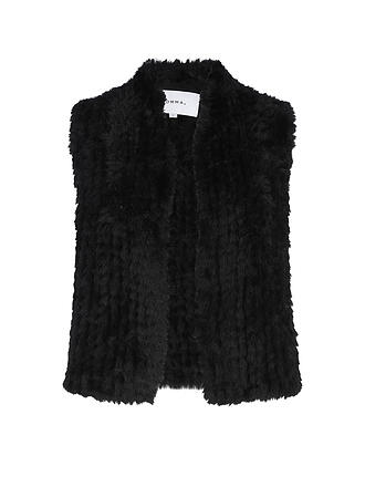 COMMA | Gilet in Felloptik 