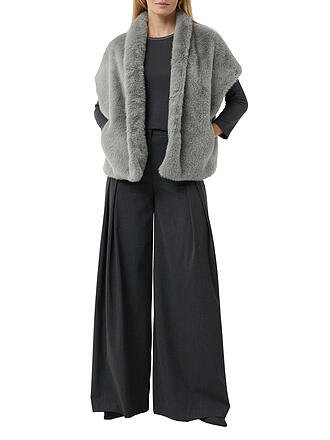 COMMA | Gilet in Felloptik