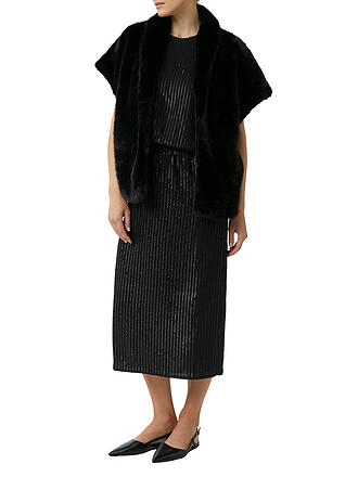 COMMA | Gilet in Felloptik