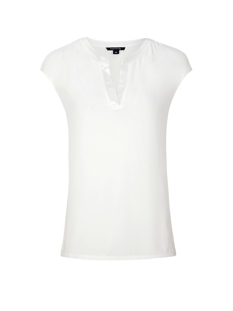 COMMA T-Shirt creme 42 damen