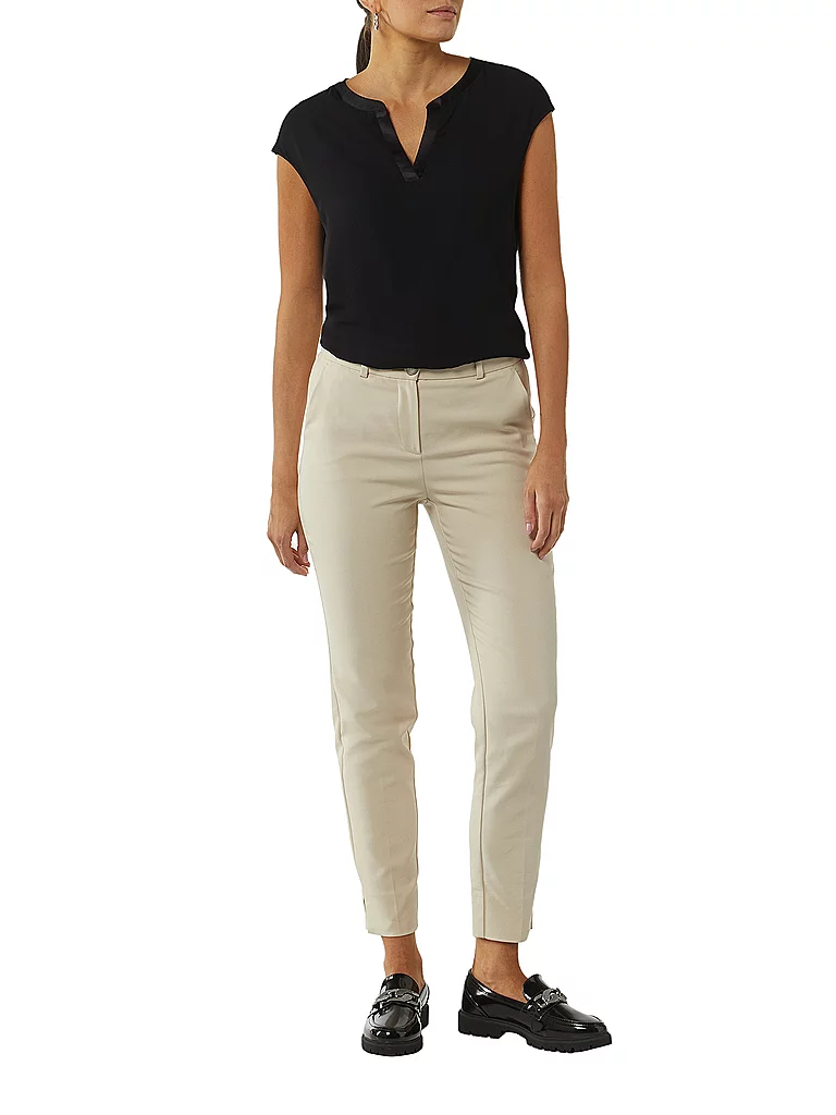 Comma T-shirt Femme Noir 36 4